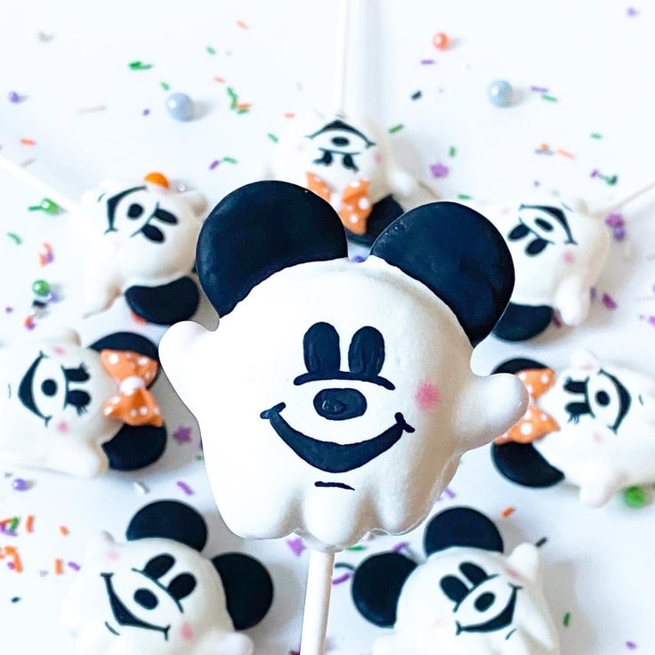 Mickey Mouse Ghost Cake Pop