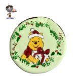 Hand Drawn Santa Pooh Christmas Cookies